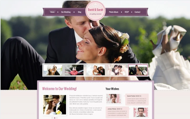 Wedding Website Template