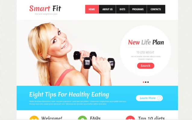 Weight Loss Responsive Website Template 1.0