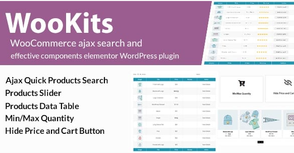 Wookits – WooCommerce Ajax Search For Elementor