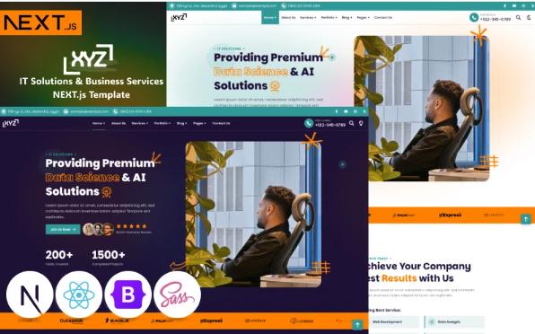 XYZ — IT Solutions & Business Services NEXT.js 16 Website Template