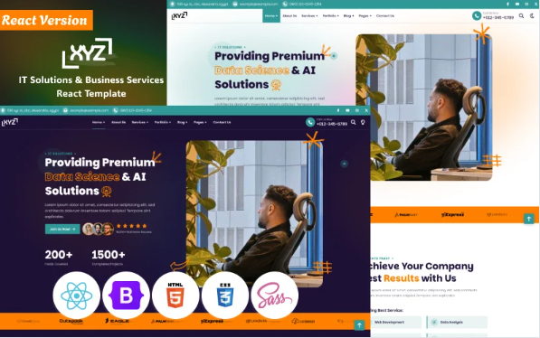 XYZ — IT Solutions & Business Services React 19 Website Template
