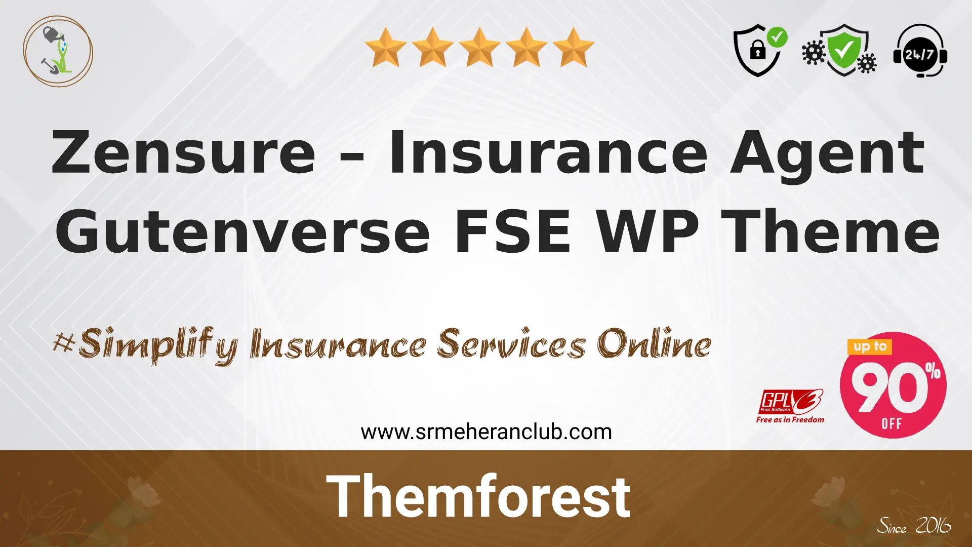 Zensure – Insurance Agent Gutenverse FSE WP Theme — Theme by Themeforest