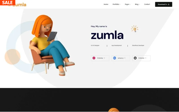 Zumla Marketing Agency HTML5 Template — Template by Templatemonster