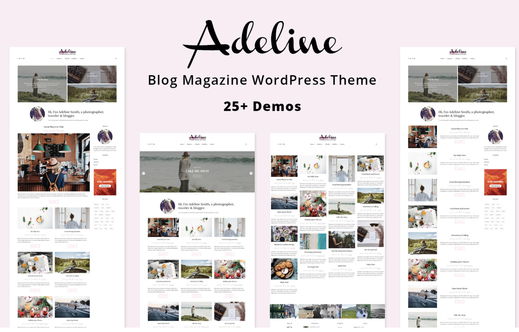 Adeline - Lifestyle Personal WordPress Blog Theme