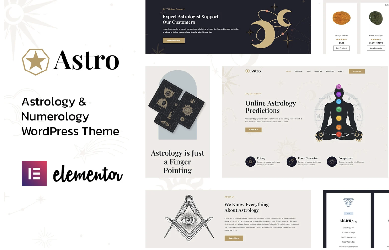 Astro - Horoscope and Astrology WordPress Theme