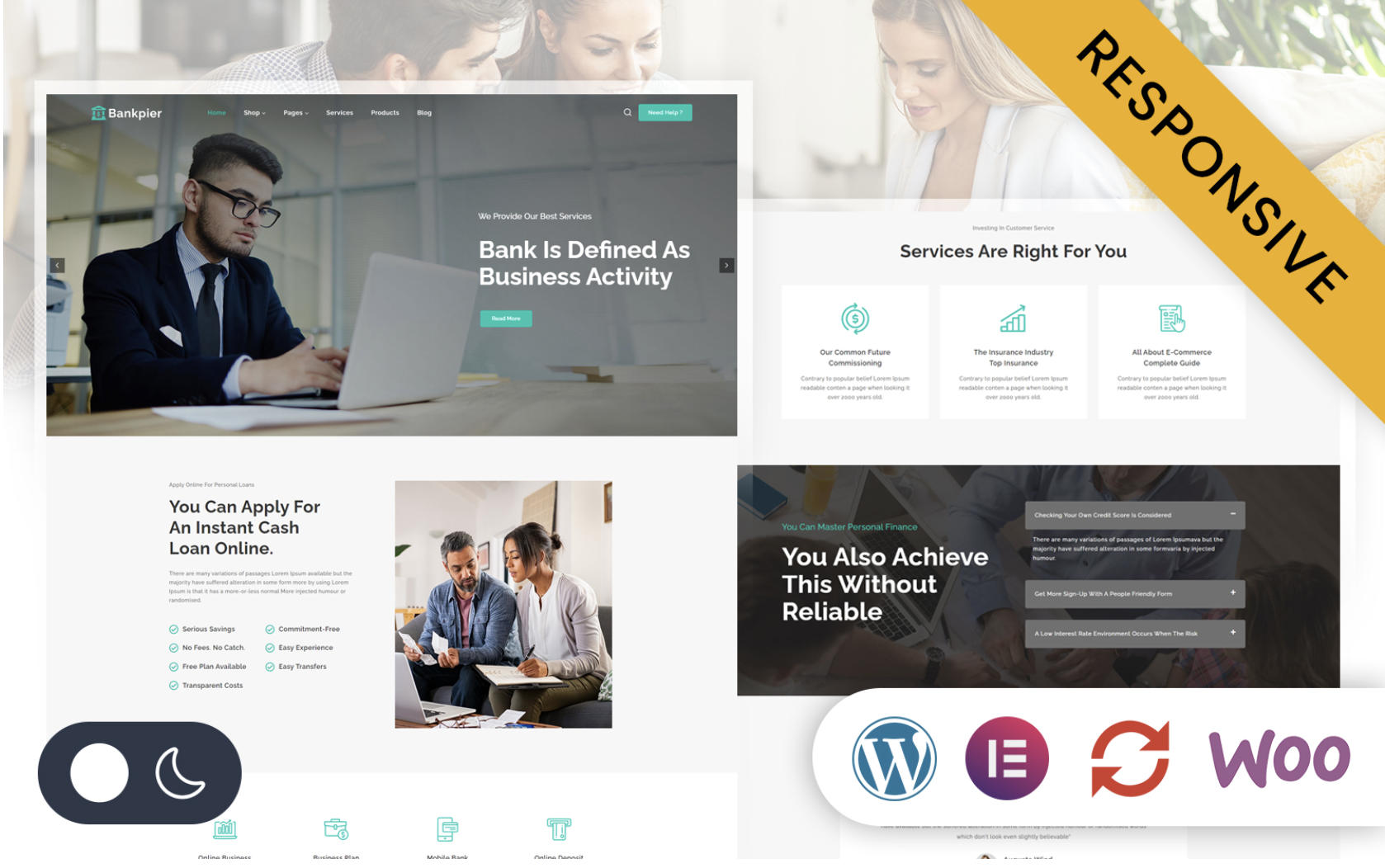 Bankpier - Credits, Loan and Finance Banking Elementor WordPress Responsive Theme