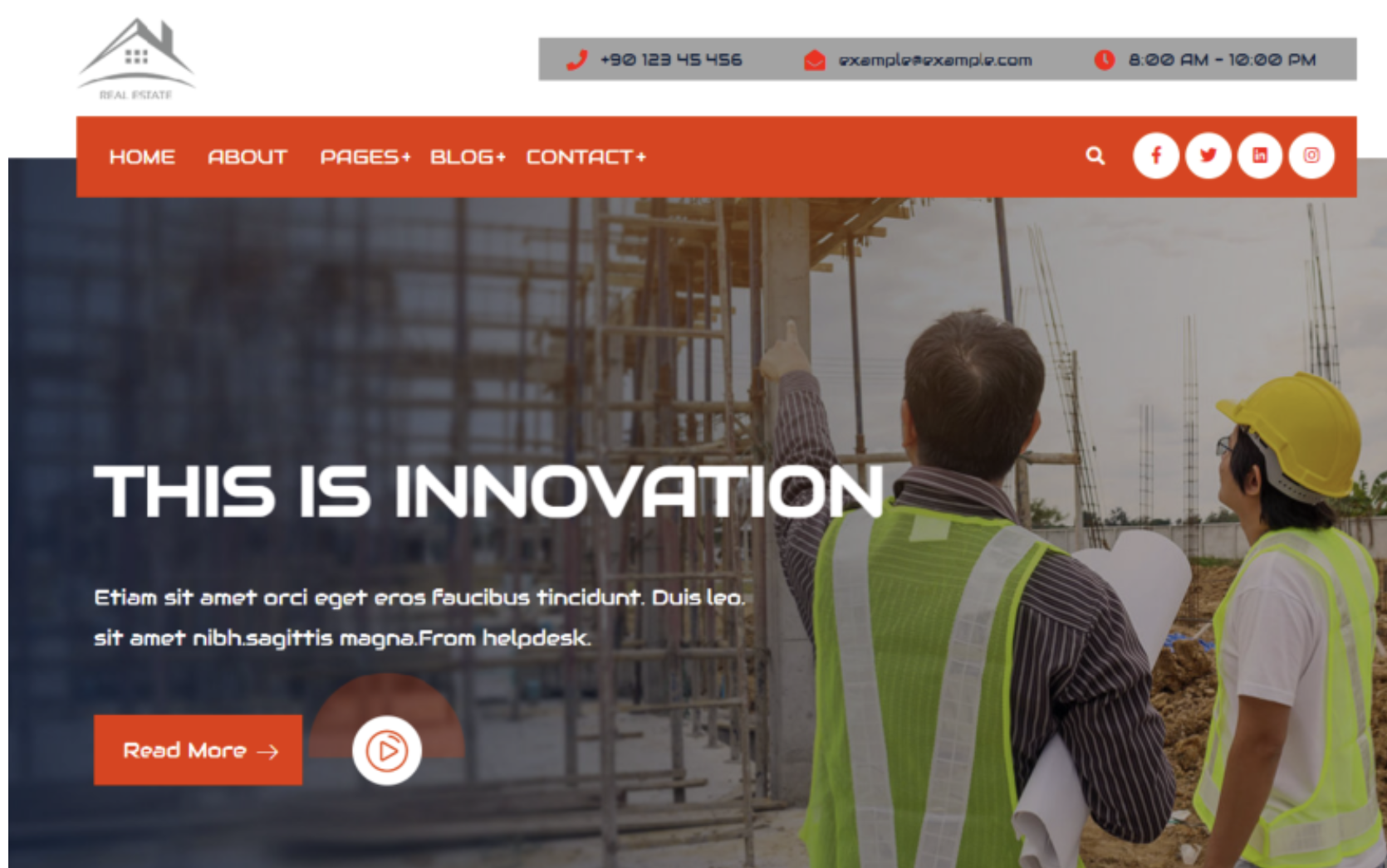 Bikor - Construction and Architecture WordPress theme