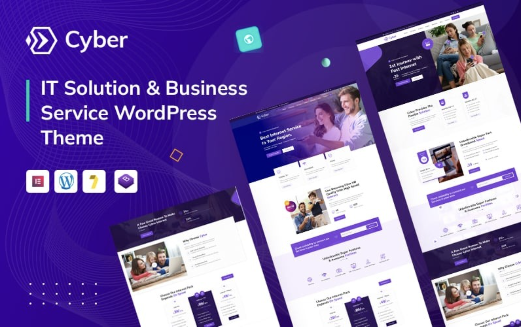 Broadband -TV Channel Internet Service Provider WordPress Theme