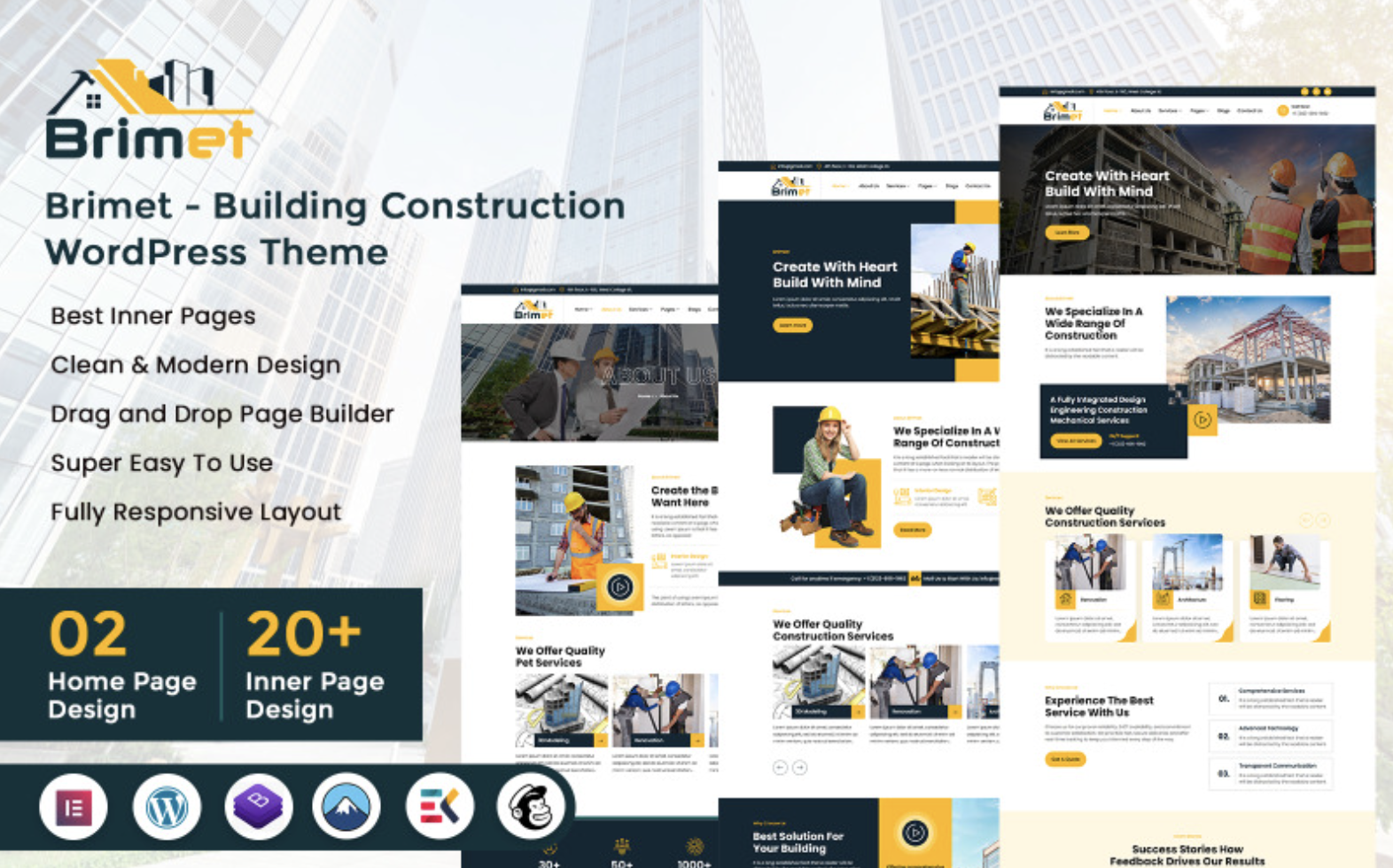 Bright smile - Dental Clinic And Dentist WordPress Elementor Theme WordPress Theme