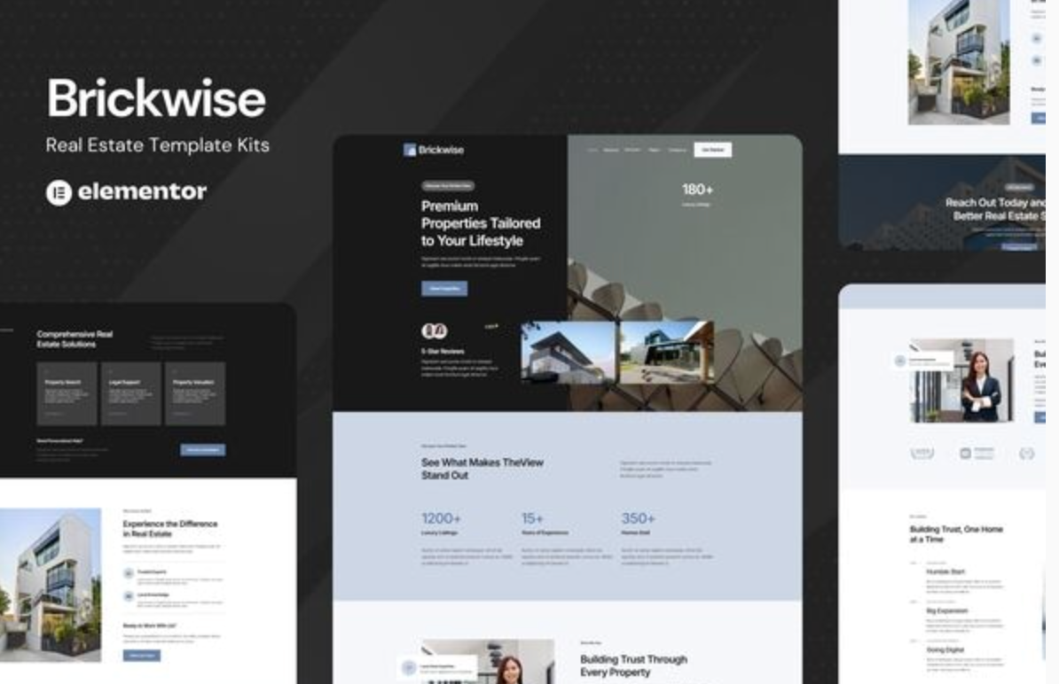 Brickwise - Real Estate Elementor Template Kit