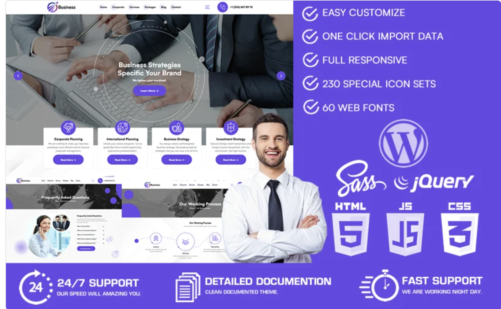 Business - Corporate Business WordPress Theme