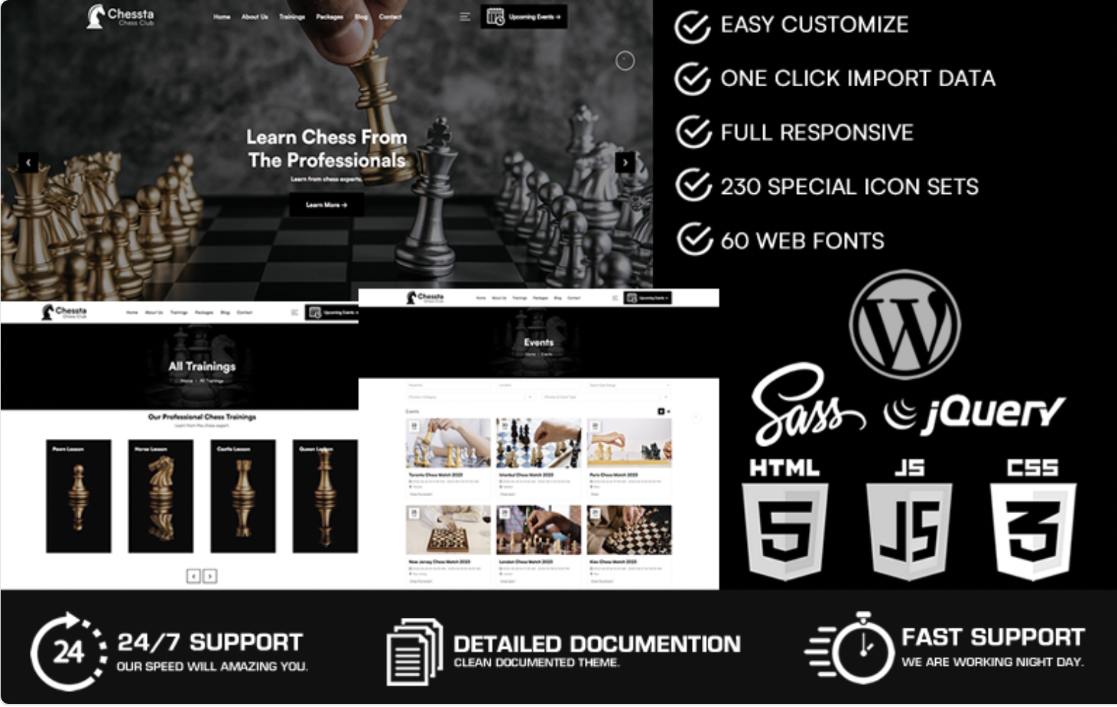 Chessta - Chess Club WordPress Theme