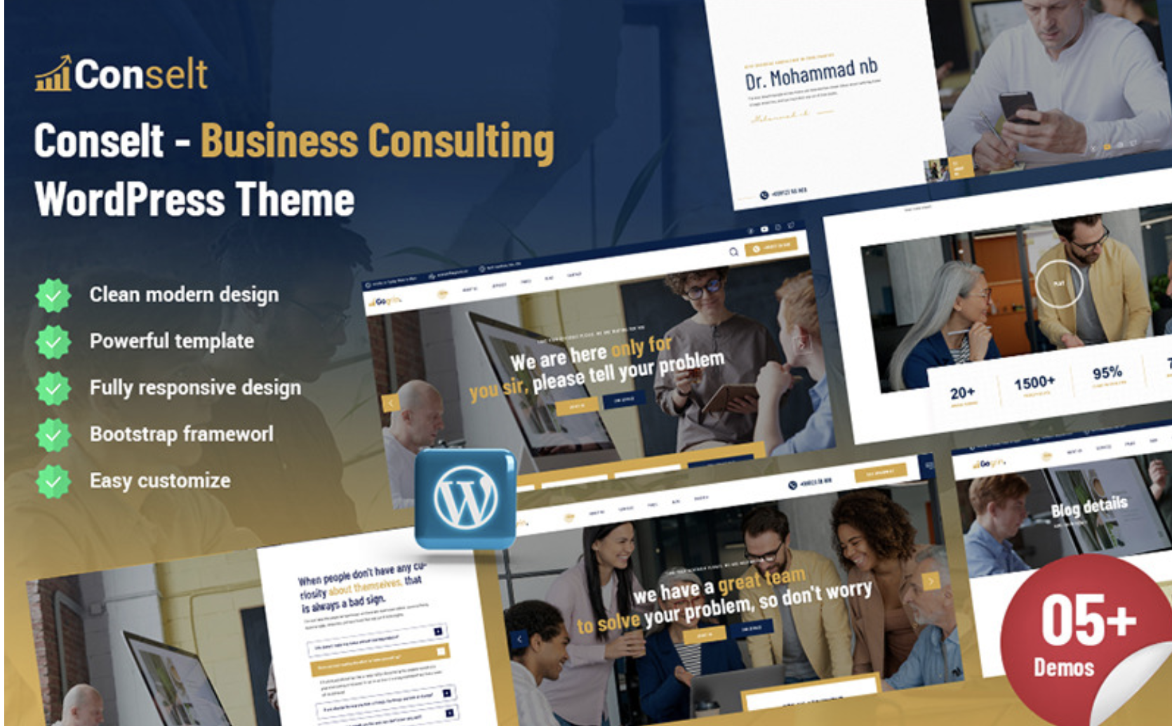 Conselt - Business Consulting WordPress Theme
