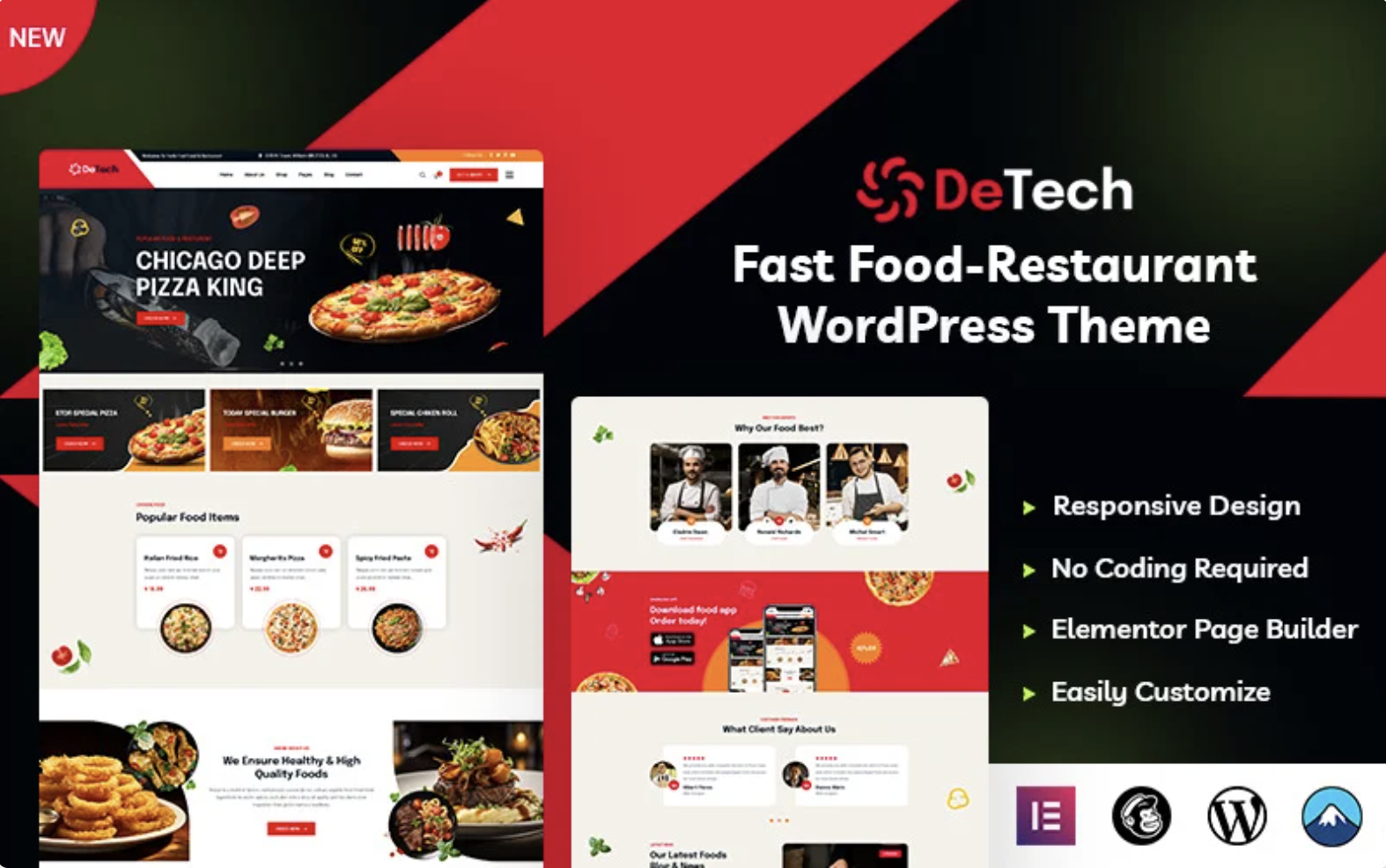 Detech - Fast Food WordPress Theme