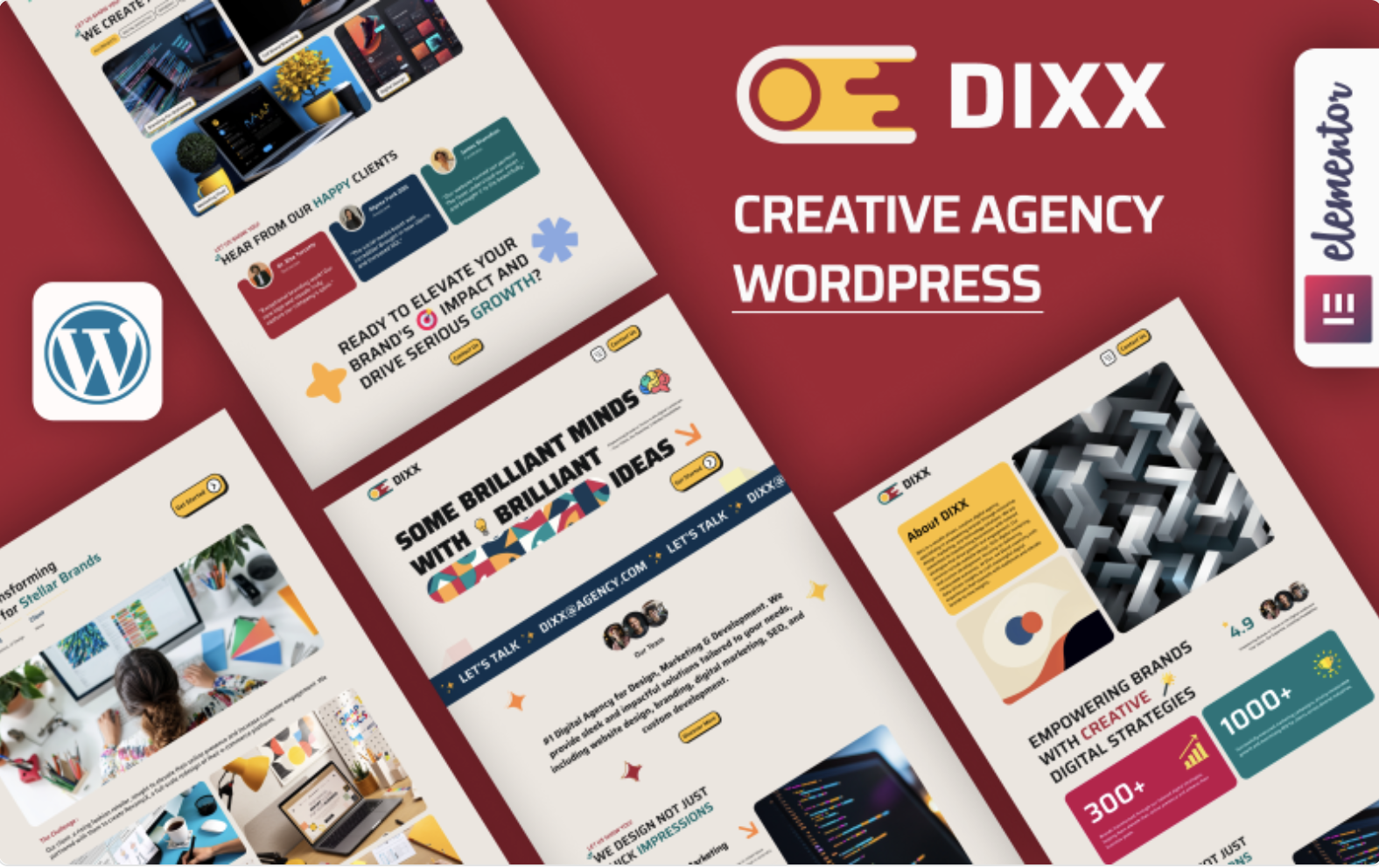 Dixx - Digital Agency, IT Solutions & Business Consulting WordPress Theme