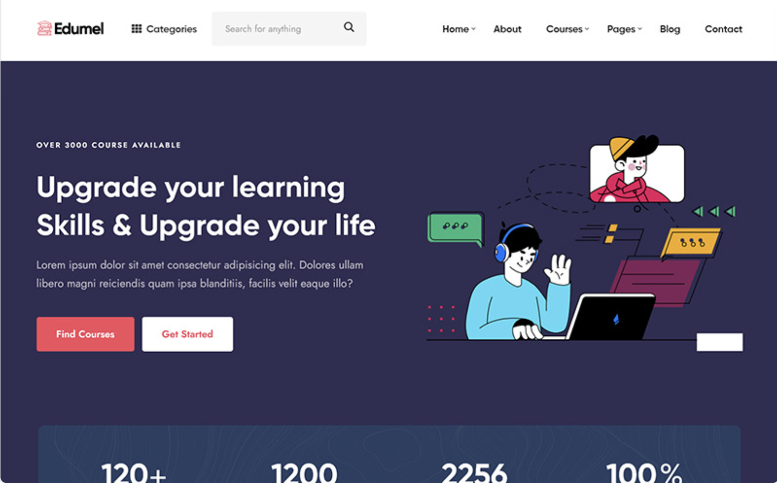 Edumel - Education LMS WordPress Theme