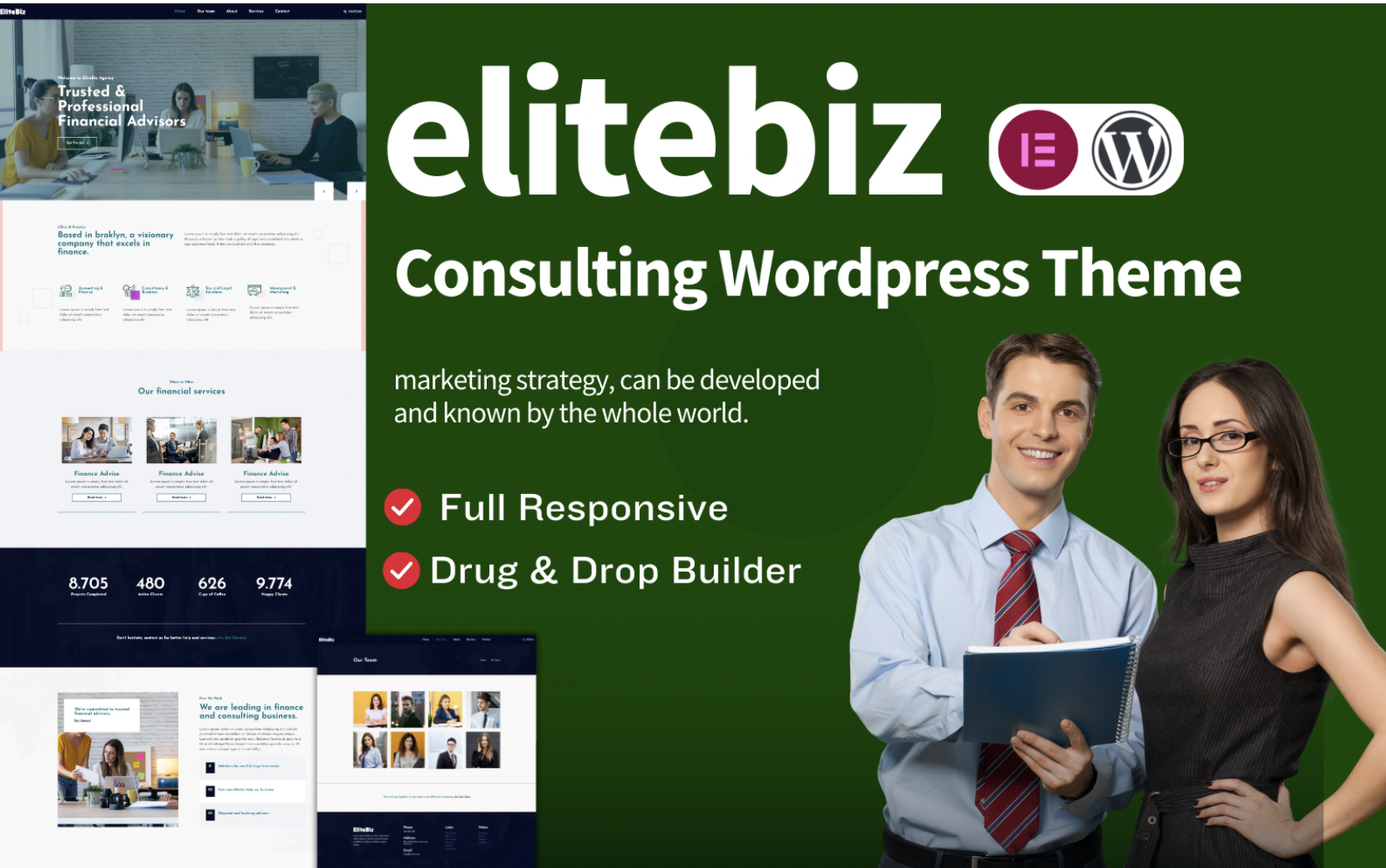 Elite Smile - Dentist & Dental Clinic WordPress Elementor Template WordPress Theme