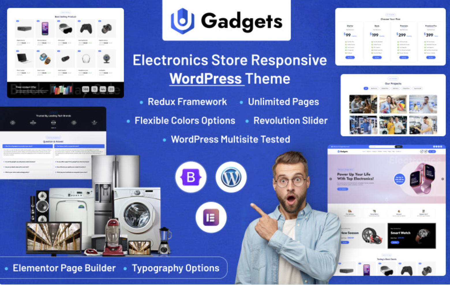 Gadgets - Electronics Store Responsive WordPress Theme
