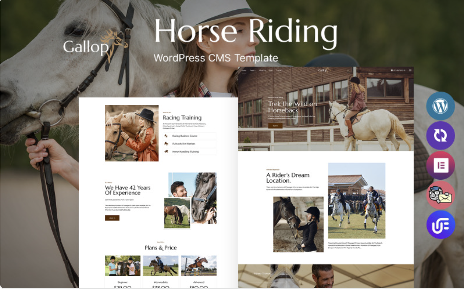 Gallop - Horse Riding Club WordPress Theme