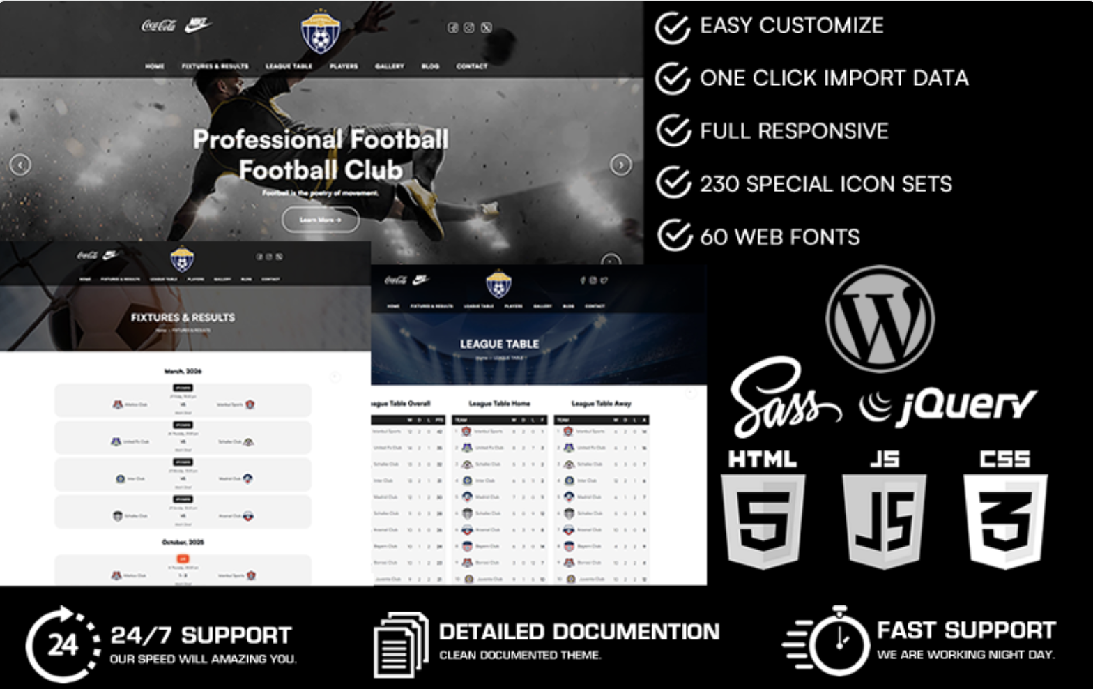 Football Club - Sport Clubs WordPress Theme