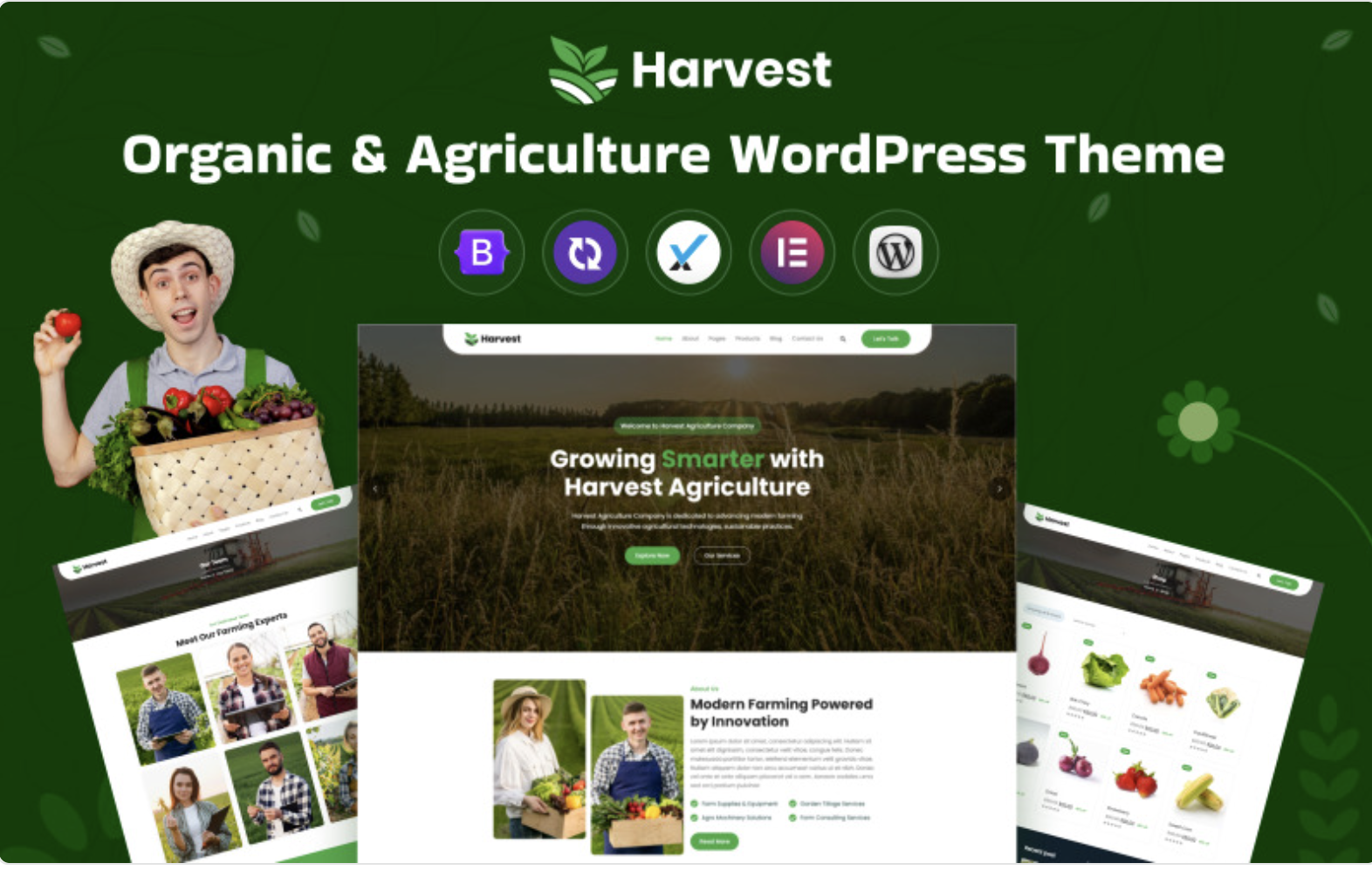 Harvest - Organic & Agriculture WordPress Theme