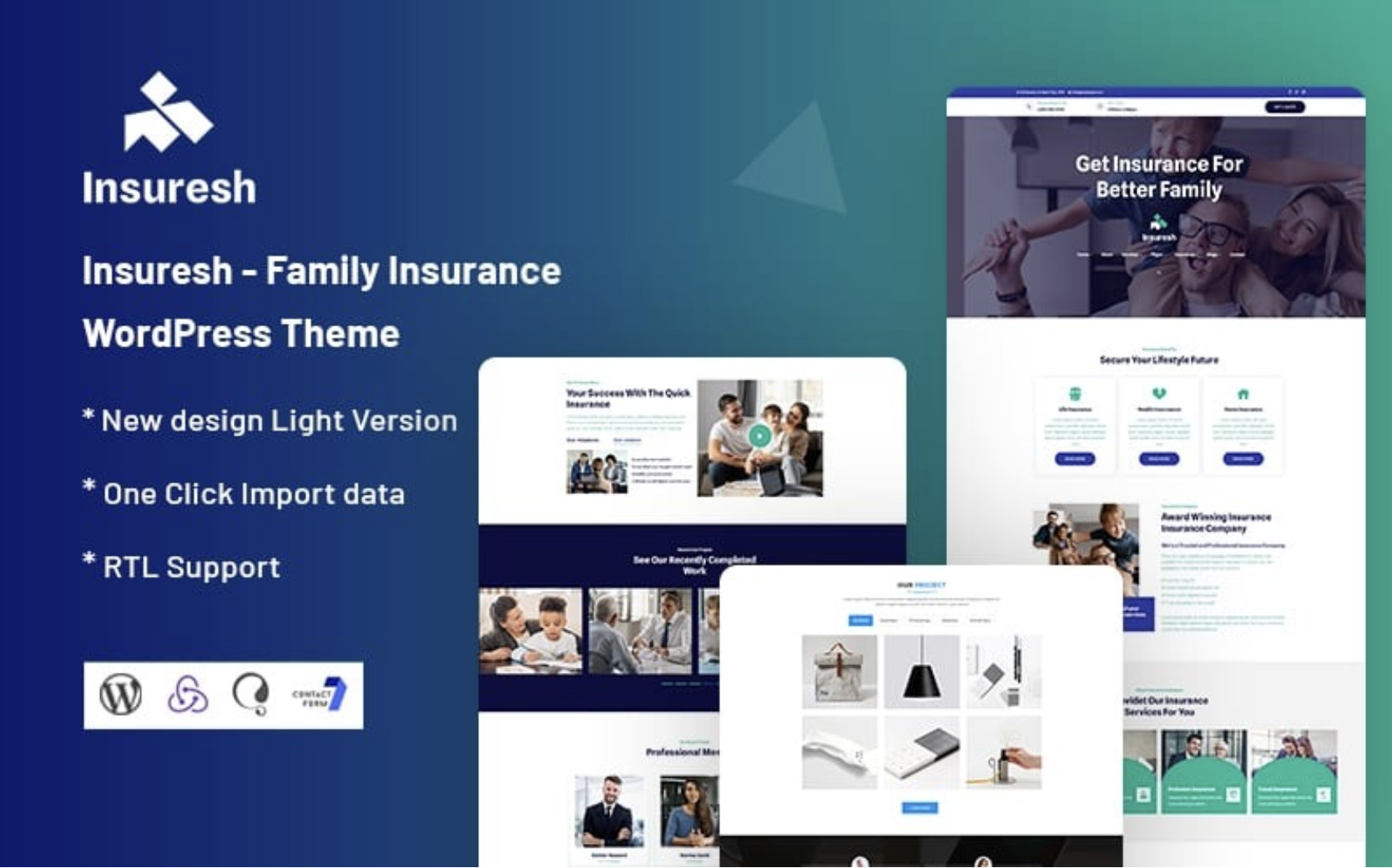 Insure - Insurance WordPress Theme