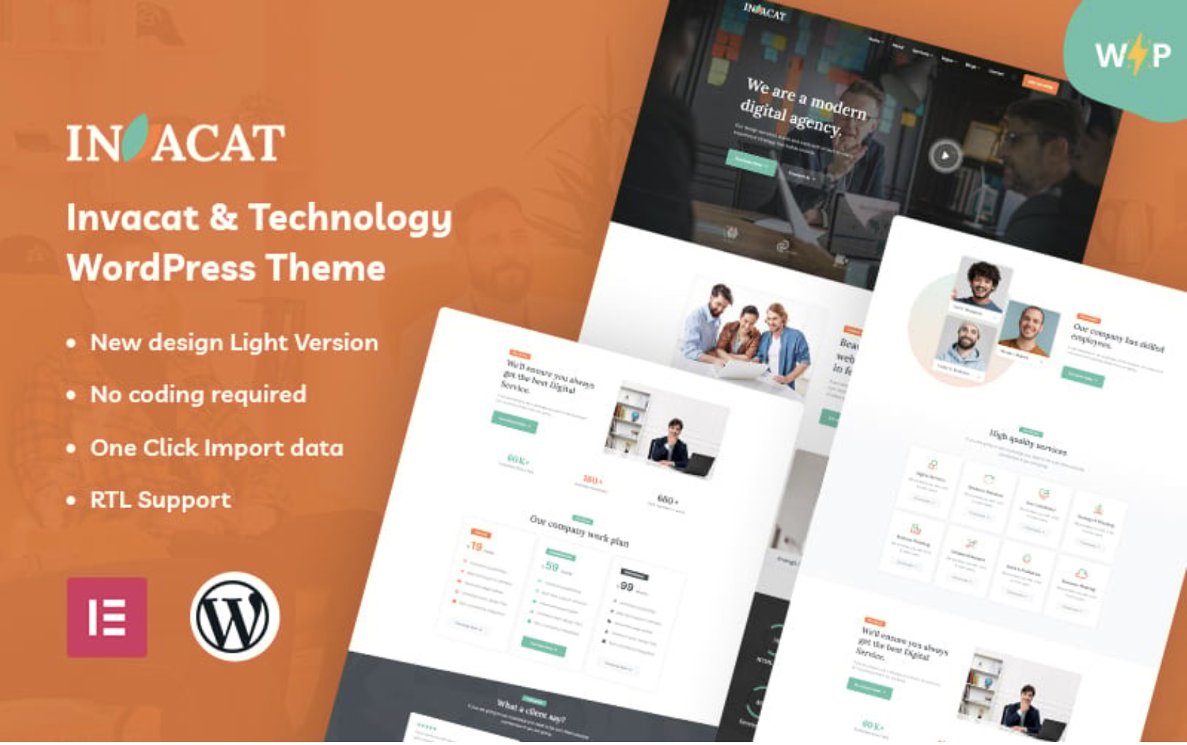 Invacat - Sass WordPress Theme