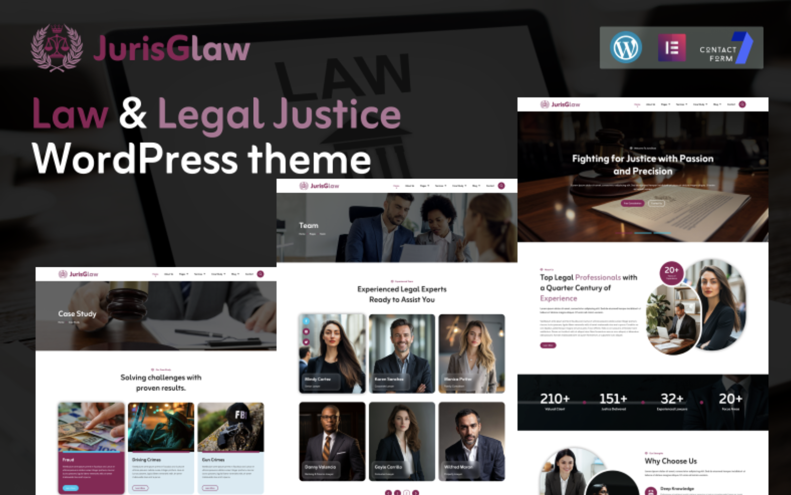 JurisGlaw – Law & Legal Justice WordPress Theme