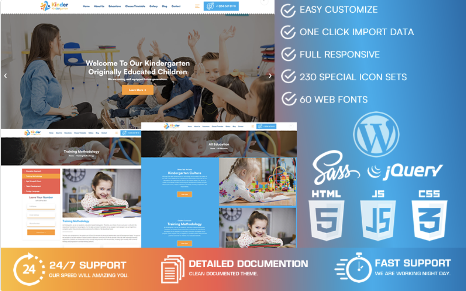 Kinder - Kindergarten & Child Care WordPress Theme