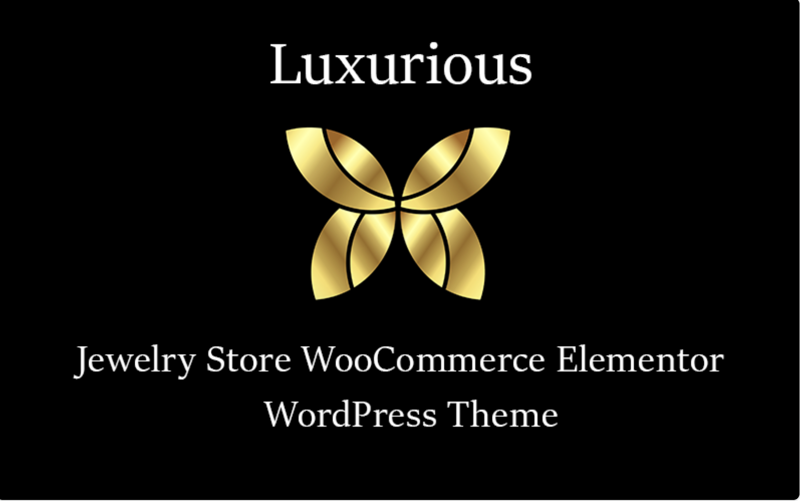 Luxurious - Jewelry Store WooCommerce Elementor WordPress Theme