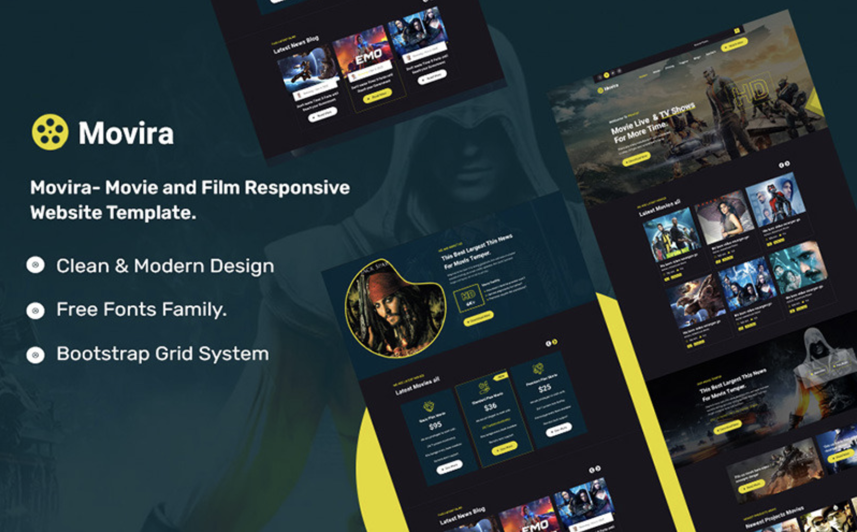 Movies Movie Review Film WordPress Theme