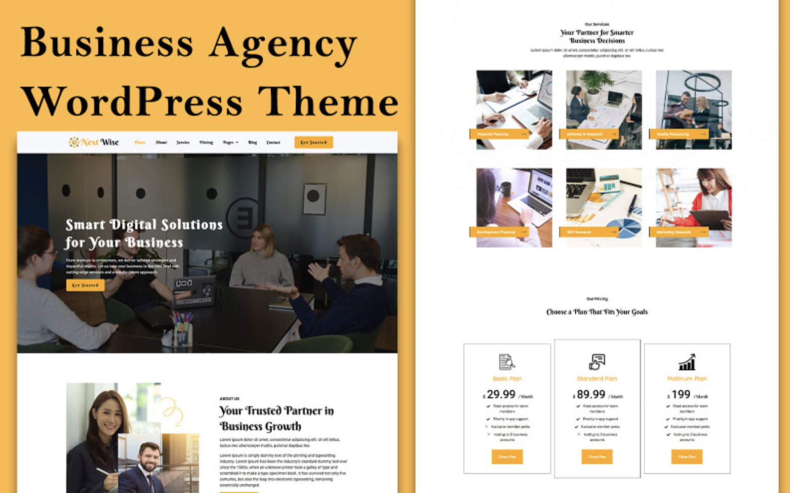 Nextwise - Creative Business Agency WordPress Theme