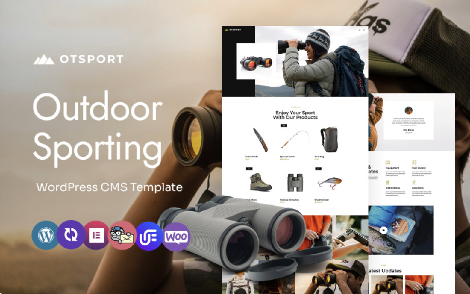 Otsport - Outdoor Sporting Store Multipurpose WordPress Elementor Theme WordPress Theme
