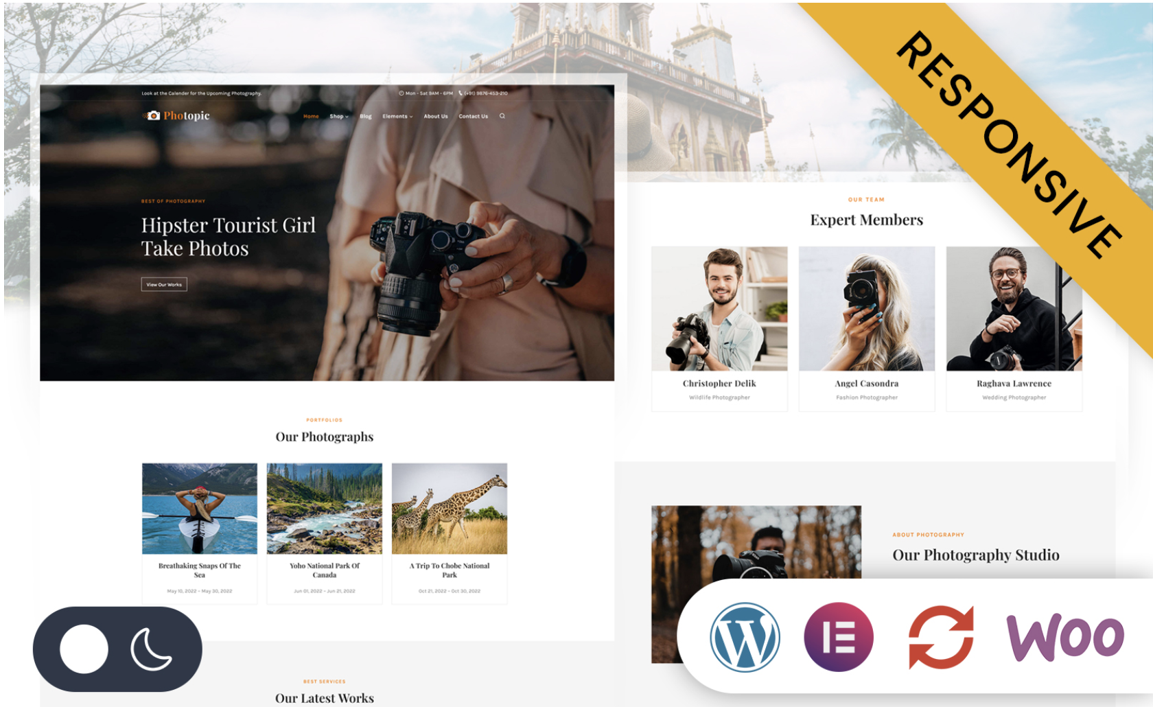 Photography Portfolio Elementor WordPress Theme