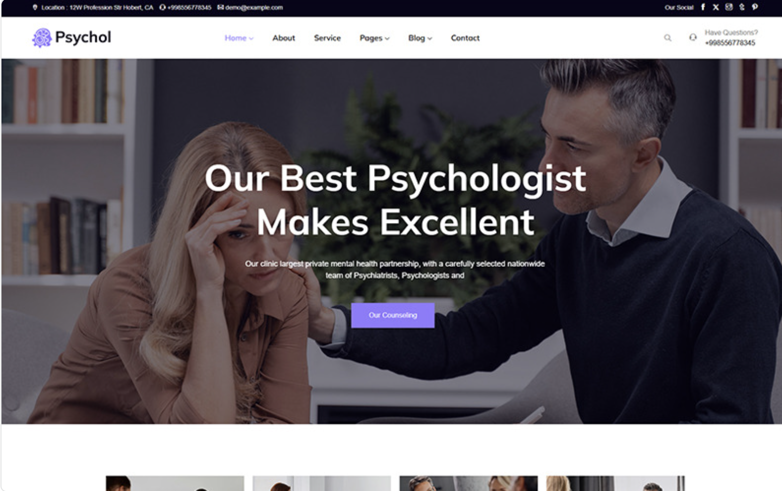 Physio - Physical Therapy and Physiotherapy Multipurpose WordPress Elementor Theme WordPress Theme