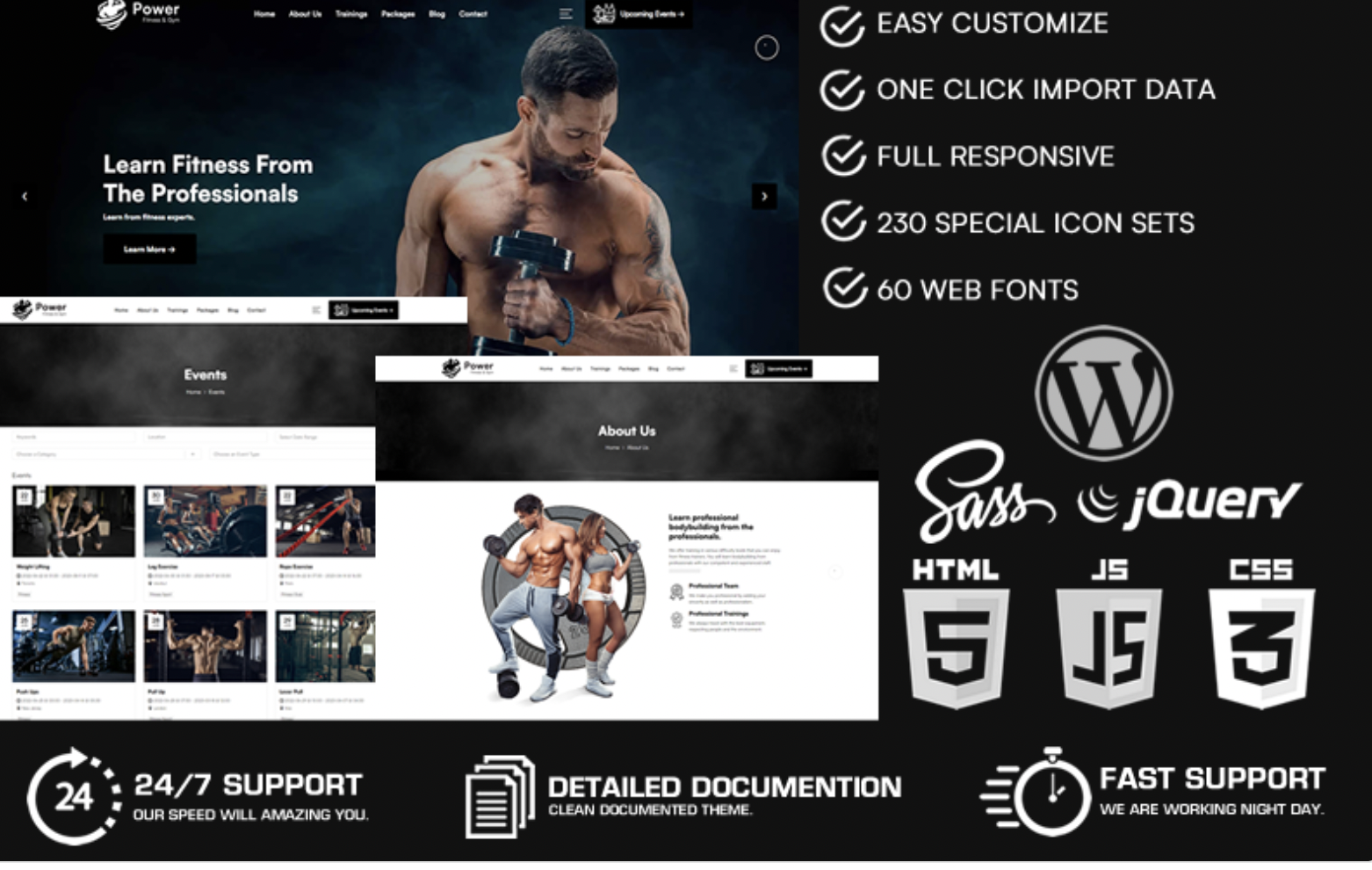 Power - Fitness & Gym WordPress Theme