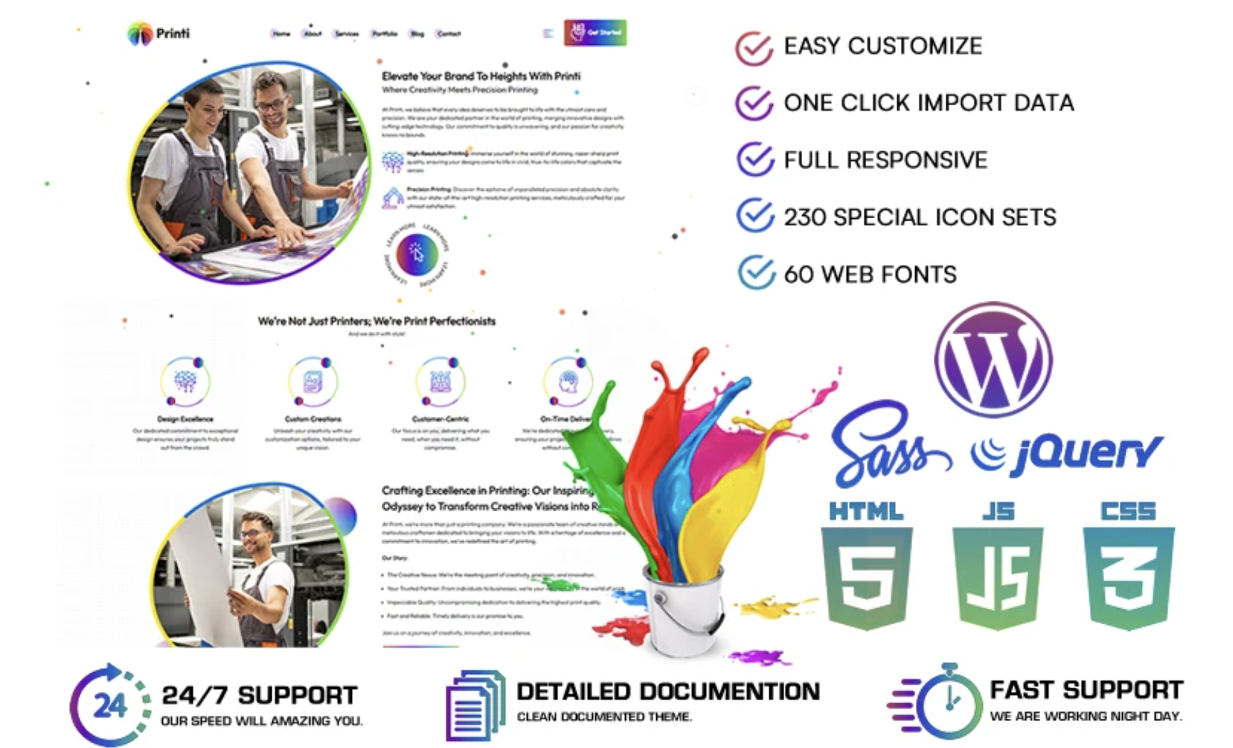 Printa - Print Company & Design Services WordPress Theme
