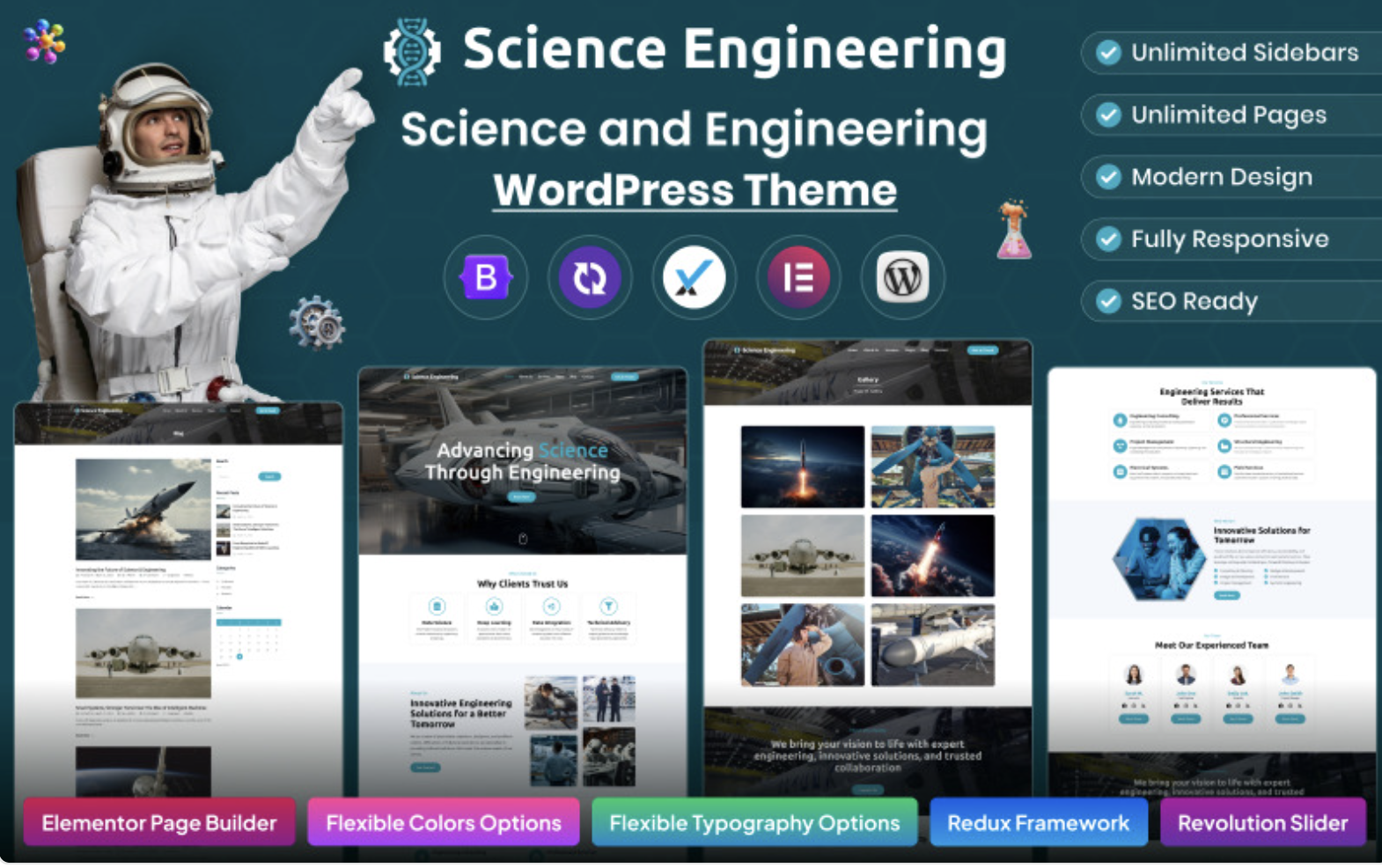 Science & Engineering WordPress Theme