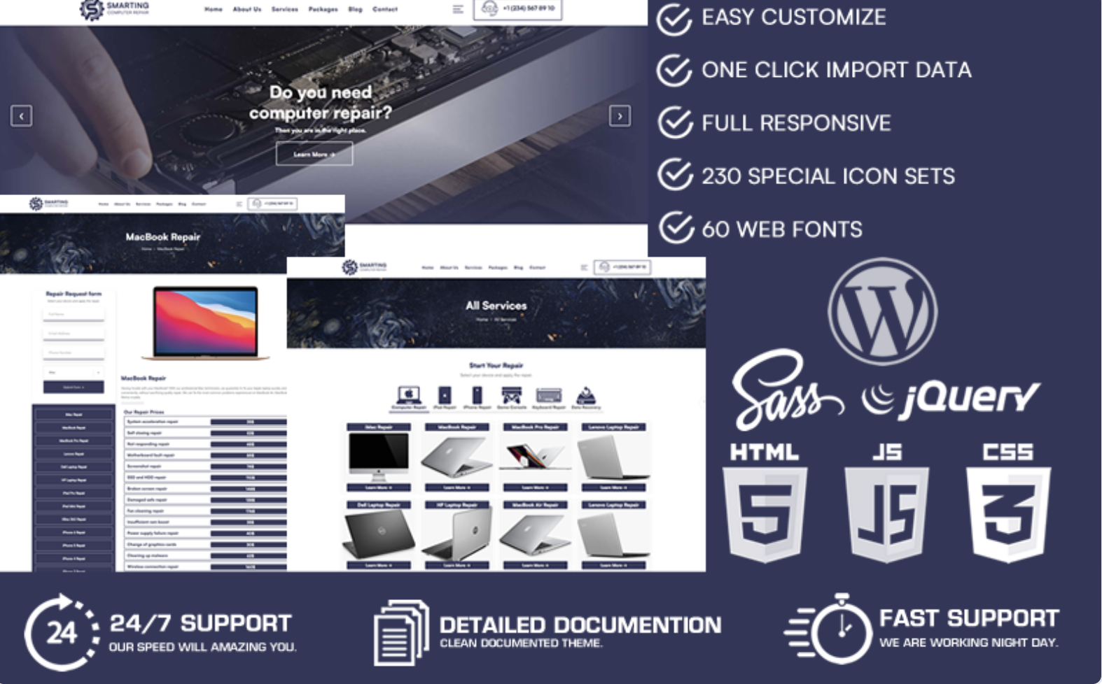 Smarting - Phone & Computer Repair WordPress Theme