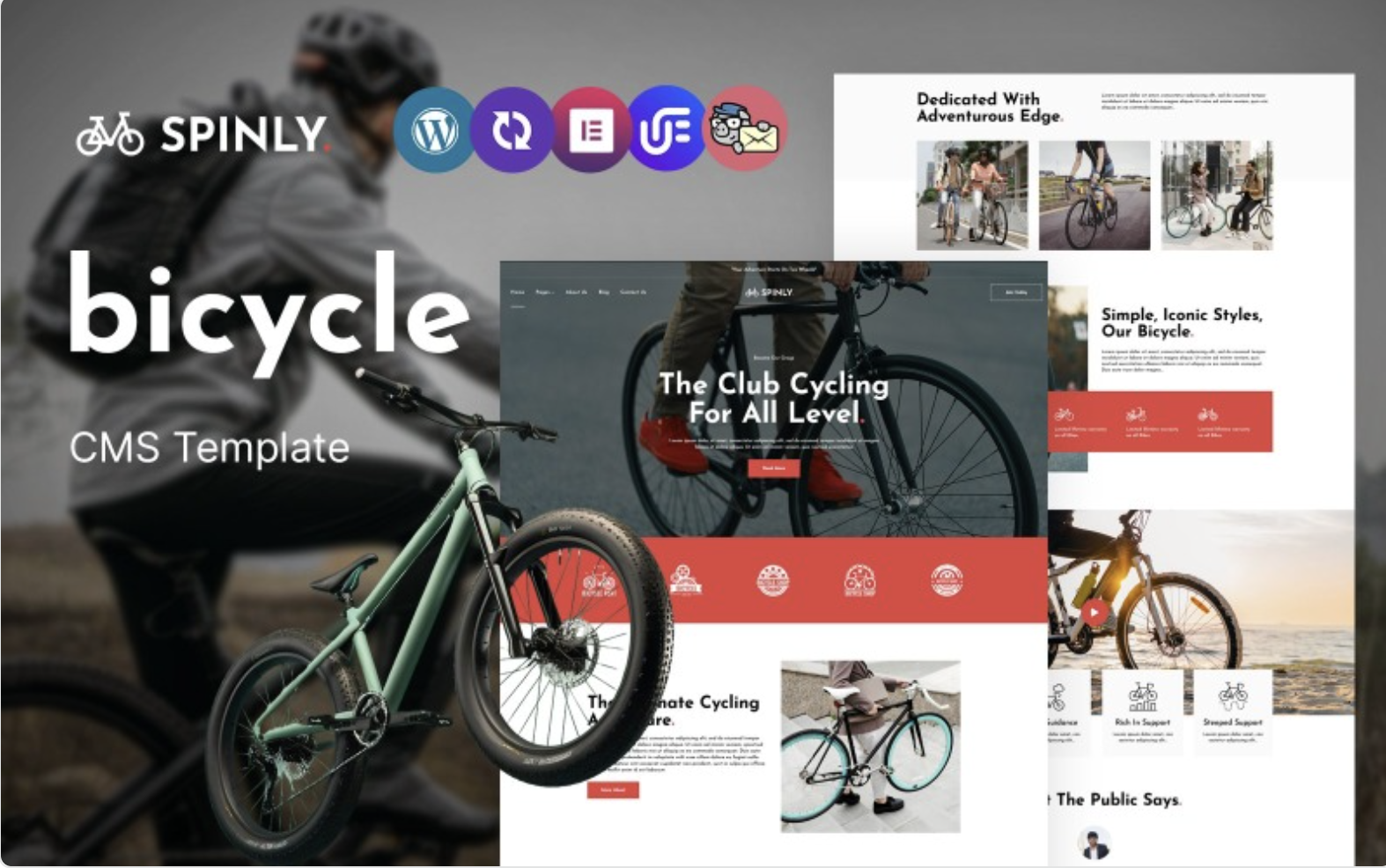 Spinly - Bicycle Multipurpose Responsive WordPress Theme