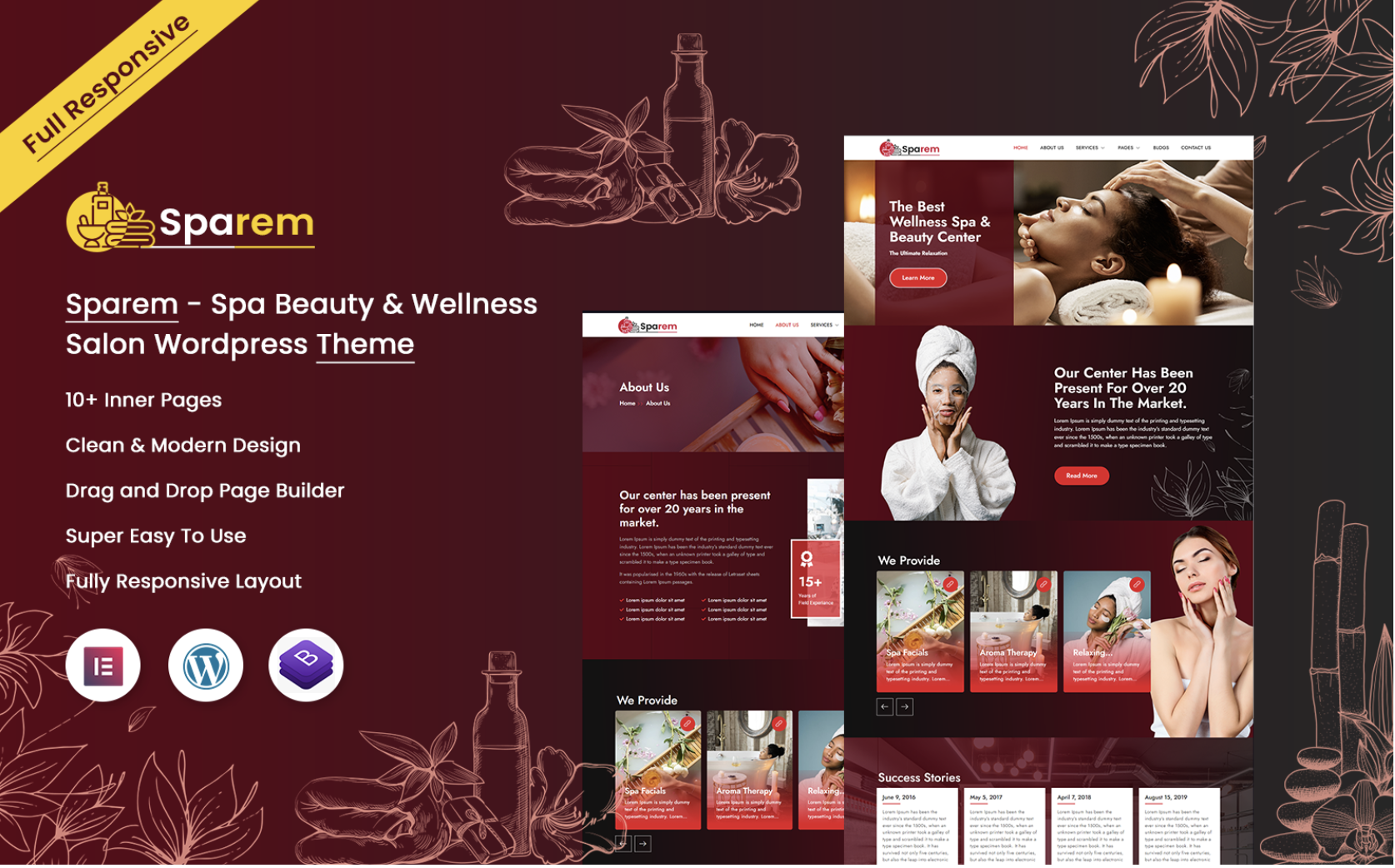 Sparka - Personal Portfolio Creative WordPress Theme