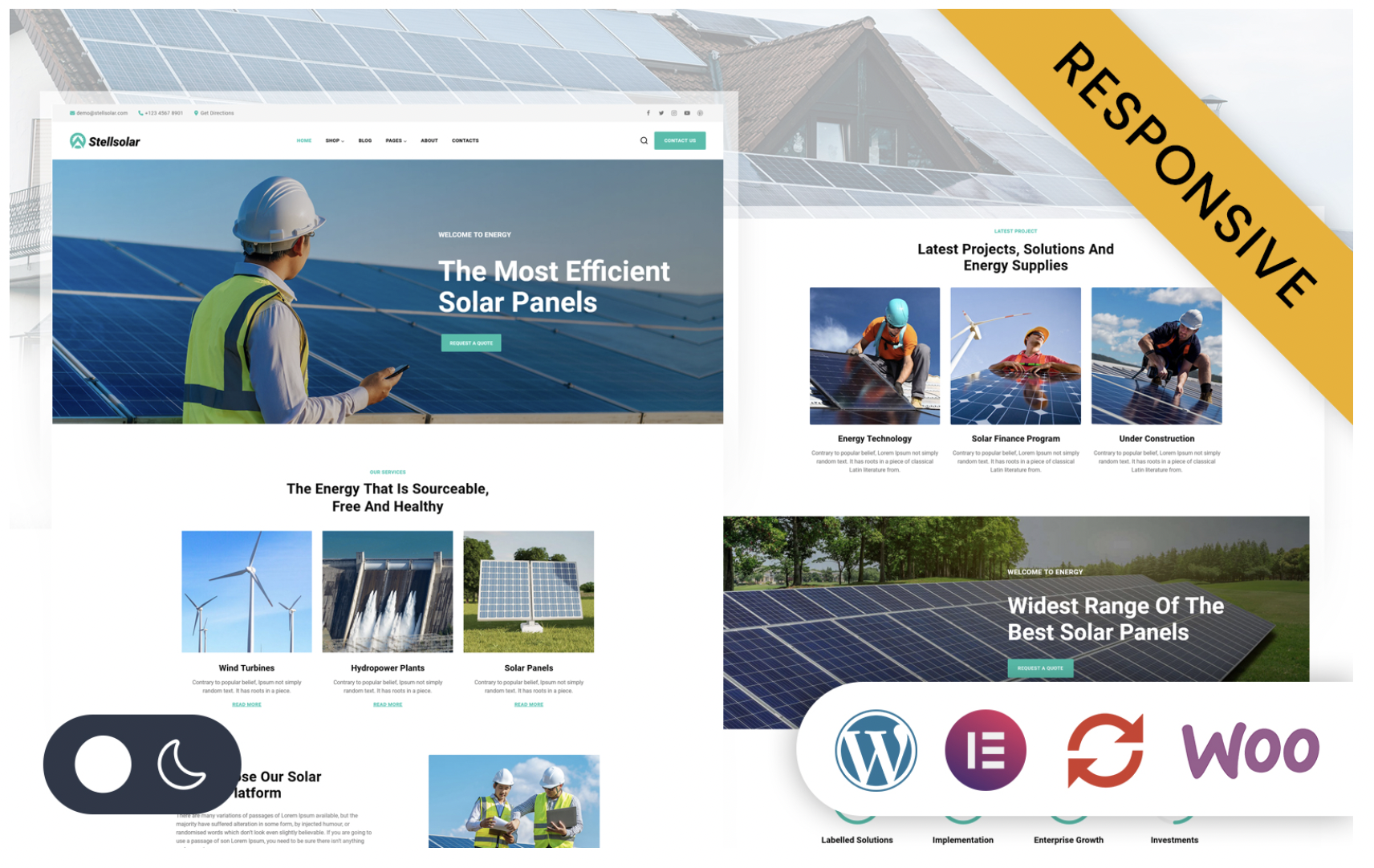 Stellsolar - Solar Panel & Green Energy Elementor WordPress Responsive Theme
