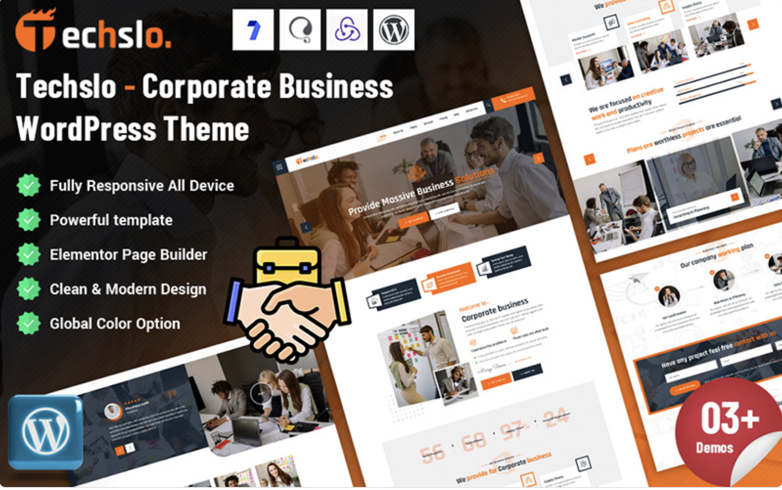 Techslo - Corporate Business WordPress Theme