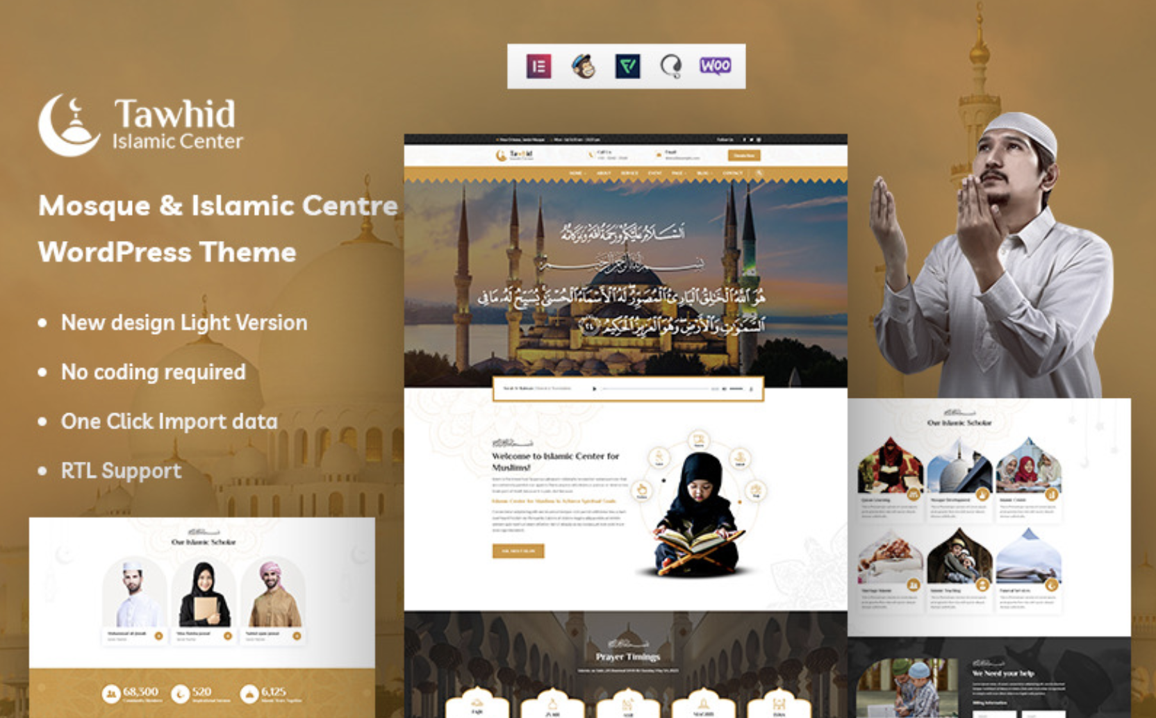 Tawhid - Mosque & Islamic Centre WordPress Theme