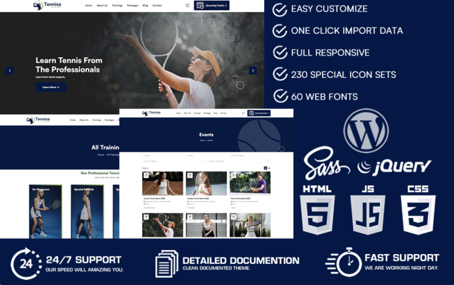 Tennissa - Tennis Club WordPress Theme