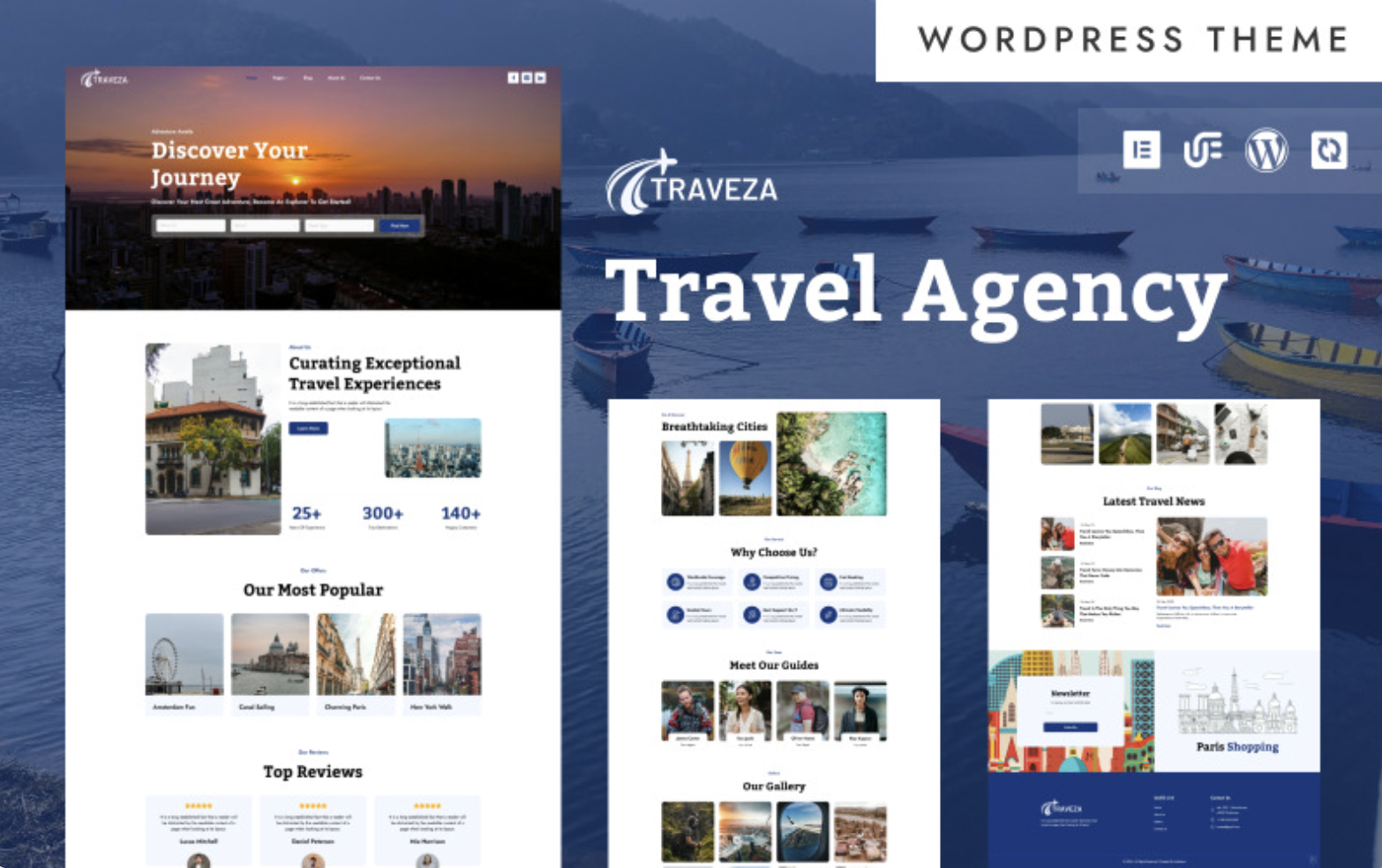 Trvelo - Tour & Travel Agency Booking WordPress Theme