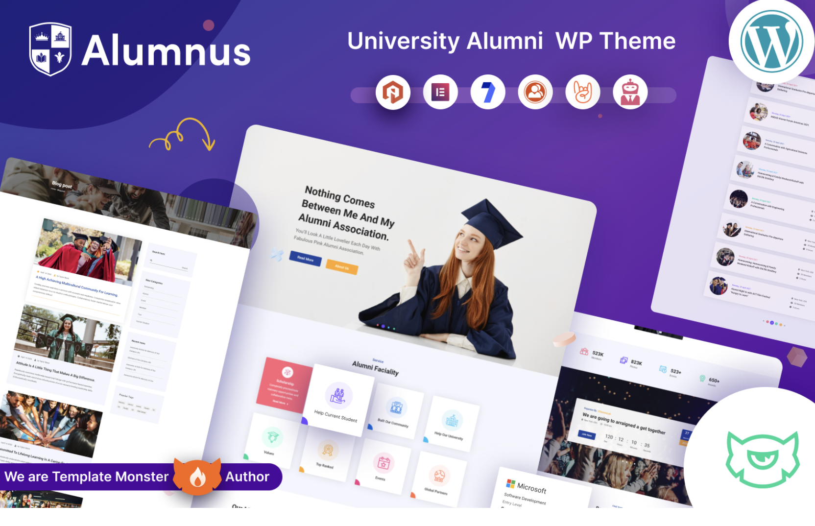 Alumnus - University Alumni WordPress Theme