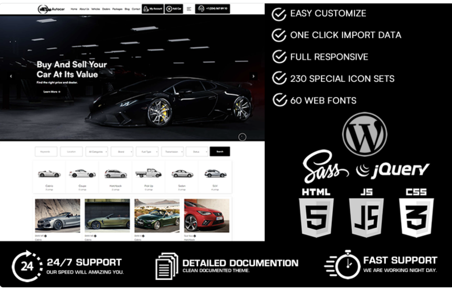 Autocar - Car Posting & Car Dealership WooCommerce WordPress Theme
