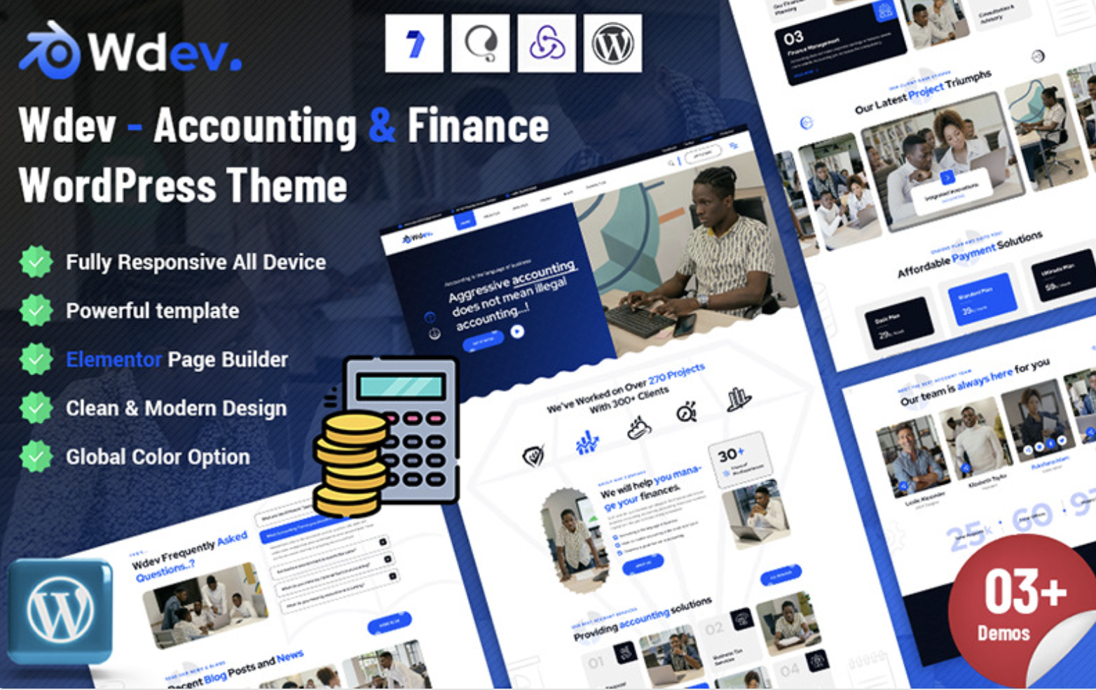 Wdev - Accounting & Finance WordPress Theme