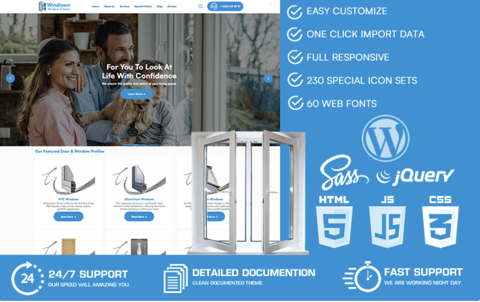 Windown - Windows & Doors WordPress Theme